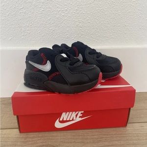 Nike Air Max Excee Toddler Kids Black Casual Running Shoes